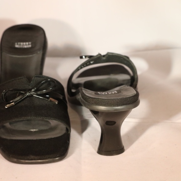 Stuart Weitzman classic black leather sandal - S 7.5 AA - Picture 3 of 6